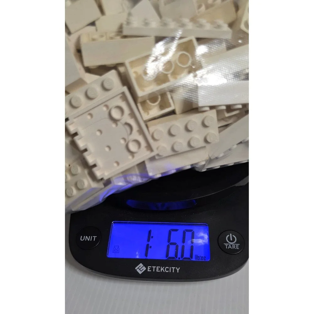 LEGO White‎ Bricks Lot Minifigure Parts Wings Specialty Pieces Bulk 1.6 lb